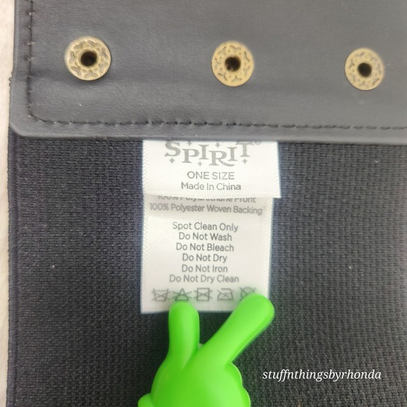 Spirit Halloween Black Vegan Leather Waist Cincher Belt One Size, Cosplay - Picture 3 of 9